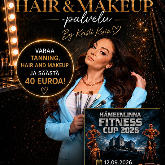 Hämeenlinna Fitness Cup - Hair and Makeup – Pre-book & Save €40